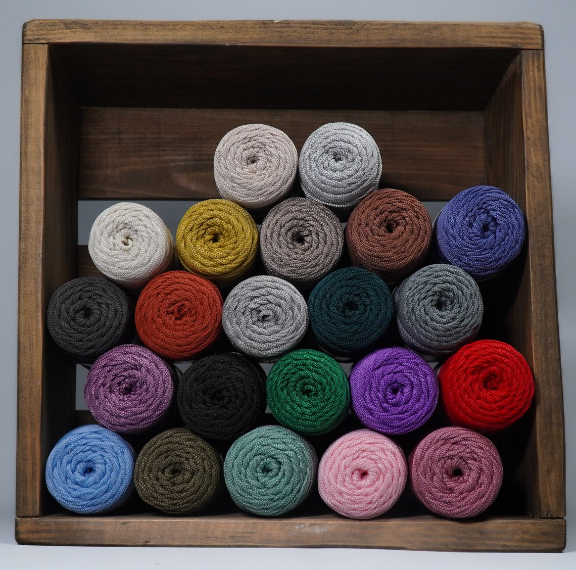 Makramee Garn 2 mm x 115 m Premium-Polyester-Makramee-Schnur – Benetton Grün