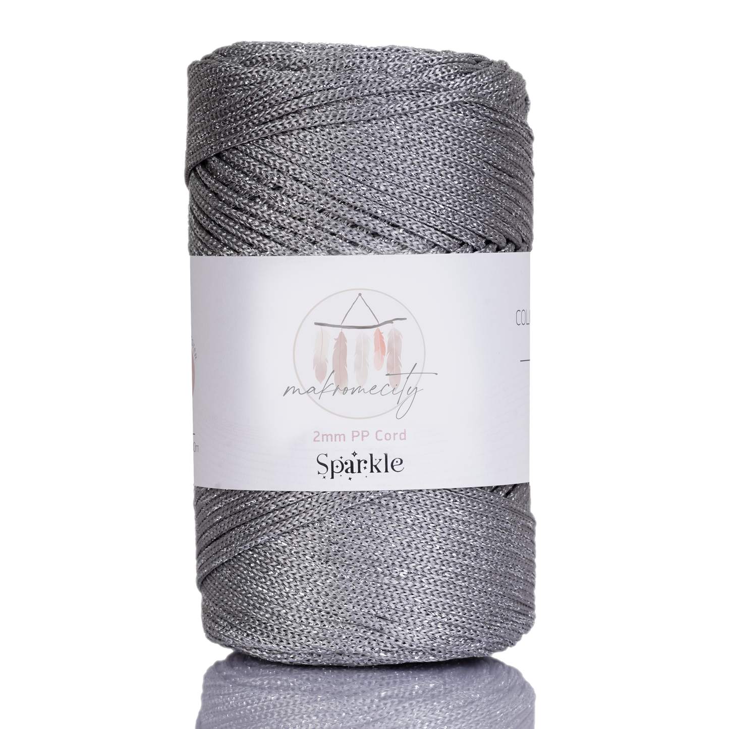Makramee Garn 2 mm x 230 m Premium-Polyester-Makramee-Kordel – Lila
