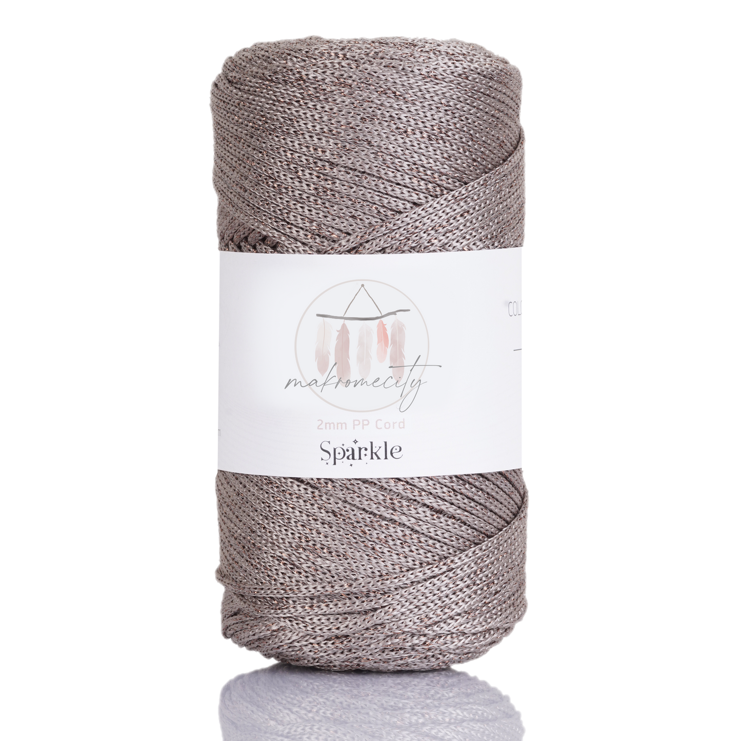 Makramee Garn 2 mm x 230 m Premium-Polyester-Makramee-Kordel – Lila