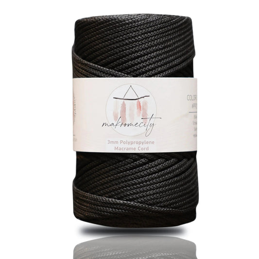 3mm x 120m Makramee Garn Premium Polyester Macrame Cord