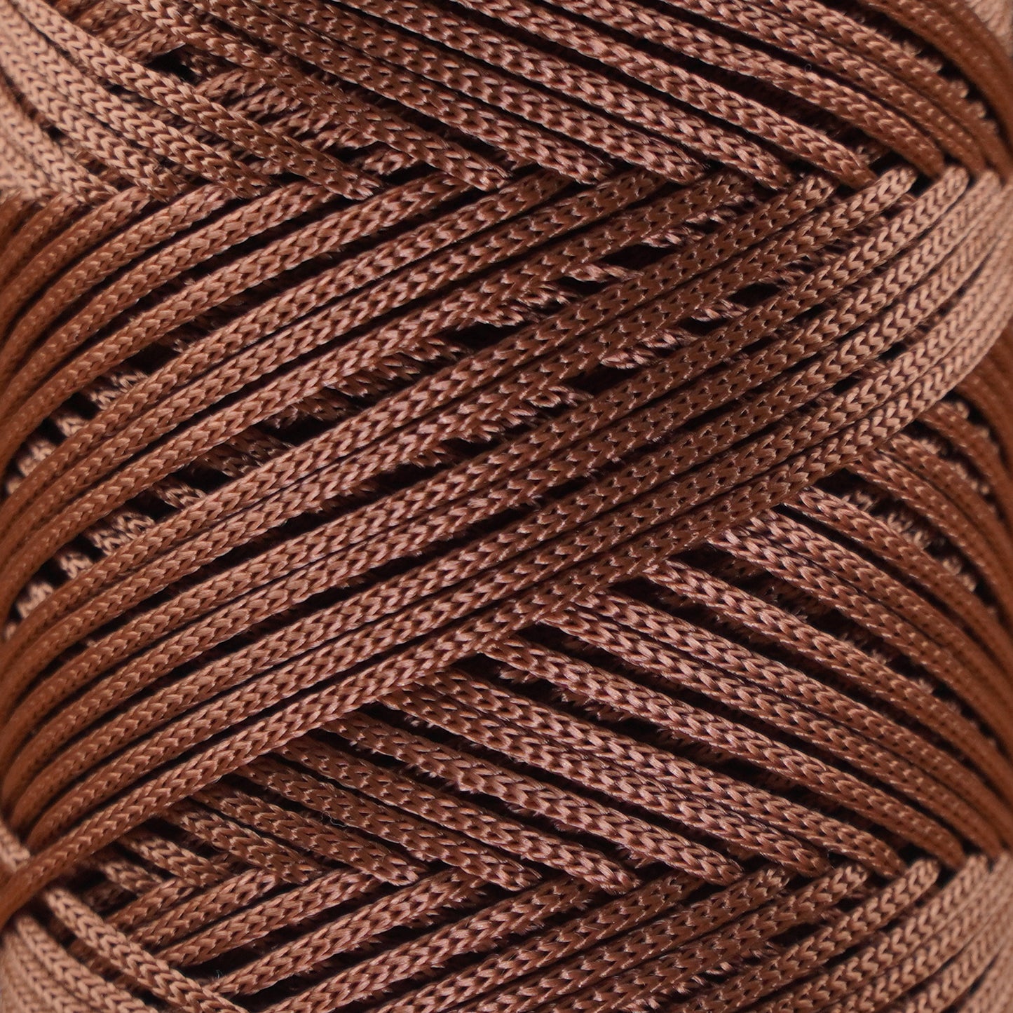 Makramee-Kordel aus Polyester, 2 mm x 250 Yards (750 Fuß) – Kupfer