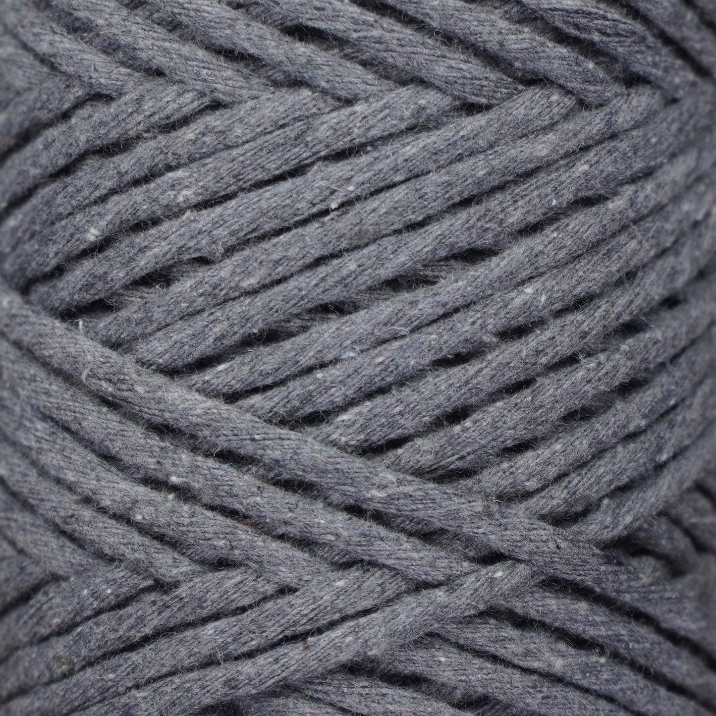 Makramee Garn 3 mm x 100 m Premium Single Twisted Makramee-Schnur – Dunkelgrau