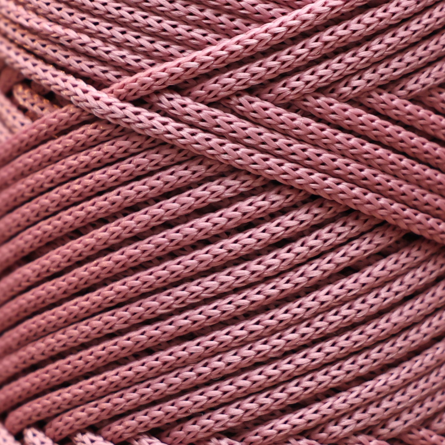 Makramee Garn 3mm x 120m Premium Polyester Macrame Cord - Staubige Rose