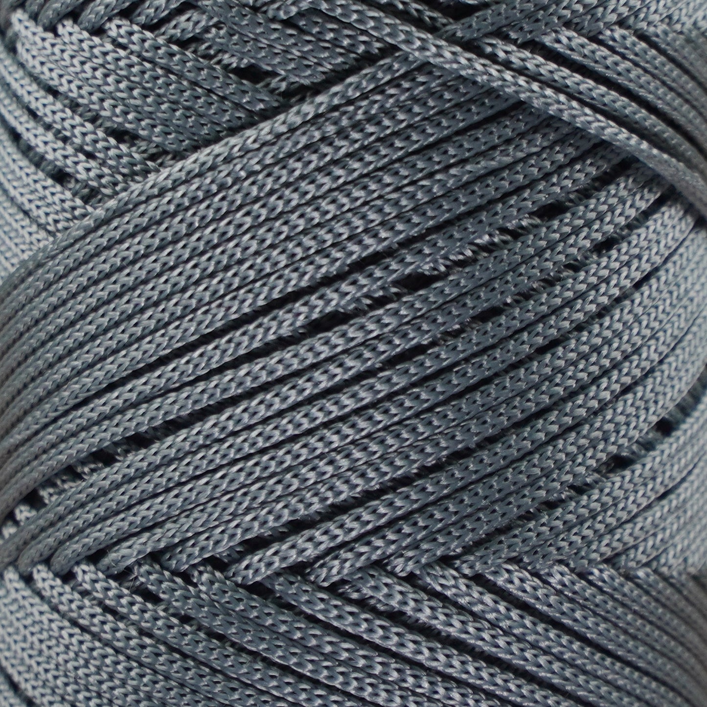 Makramee Garn 2 mm x 115 m Premium-Polyester-Makramee-Schnur – Grau