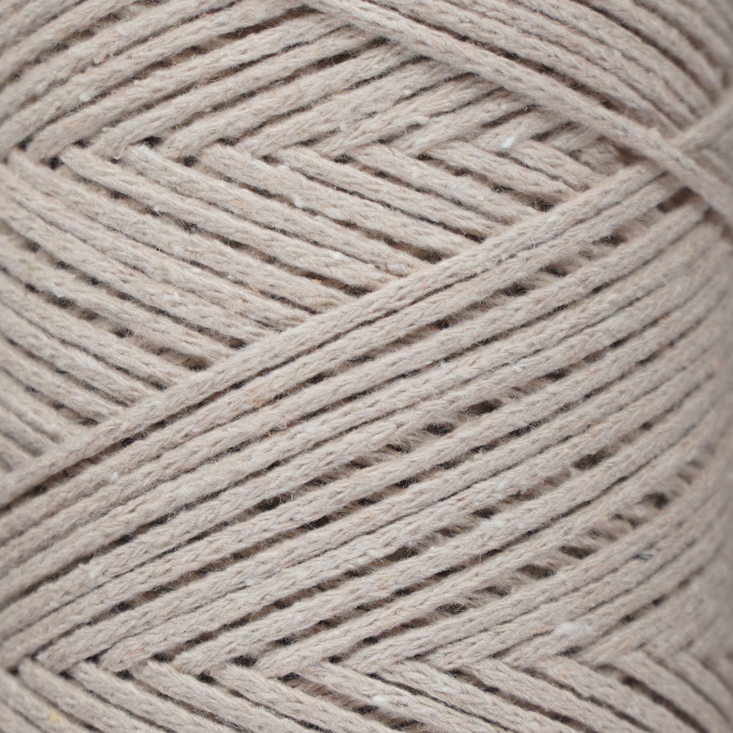 Baumwolle Makramee Garn 2mm x 180m - Latte