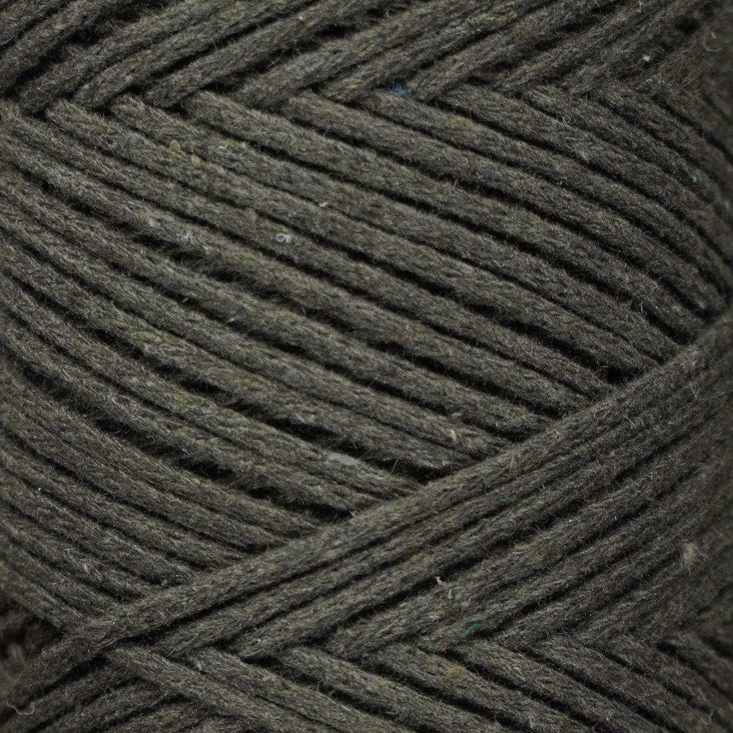Baumwolle Makramee Garn 2mm x 180m - Olivegrün