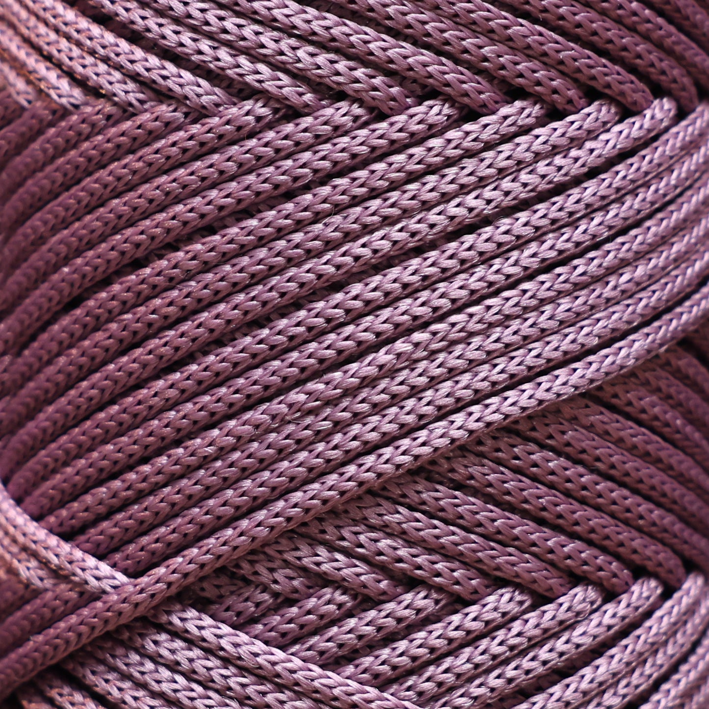 Makramee Garn 3mm x 120m Premium Polyester Macrame Cord - Pflaumen
