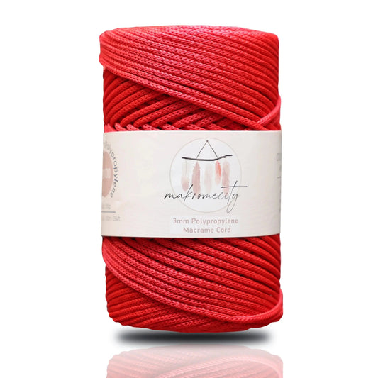 3mm x 120m Makramee Garn Premium Polyester Macrame Cord
