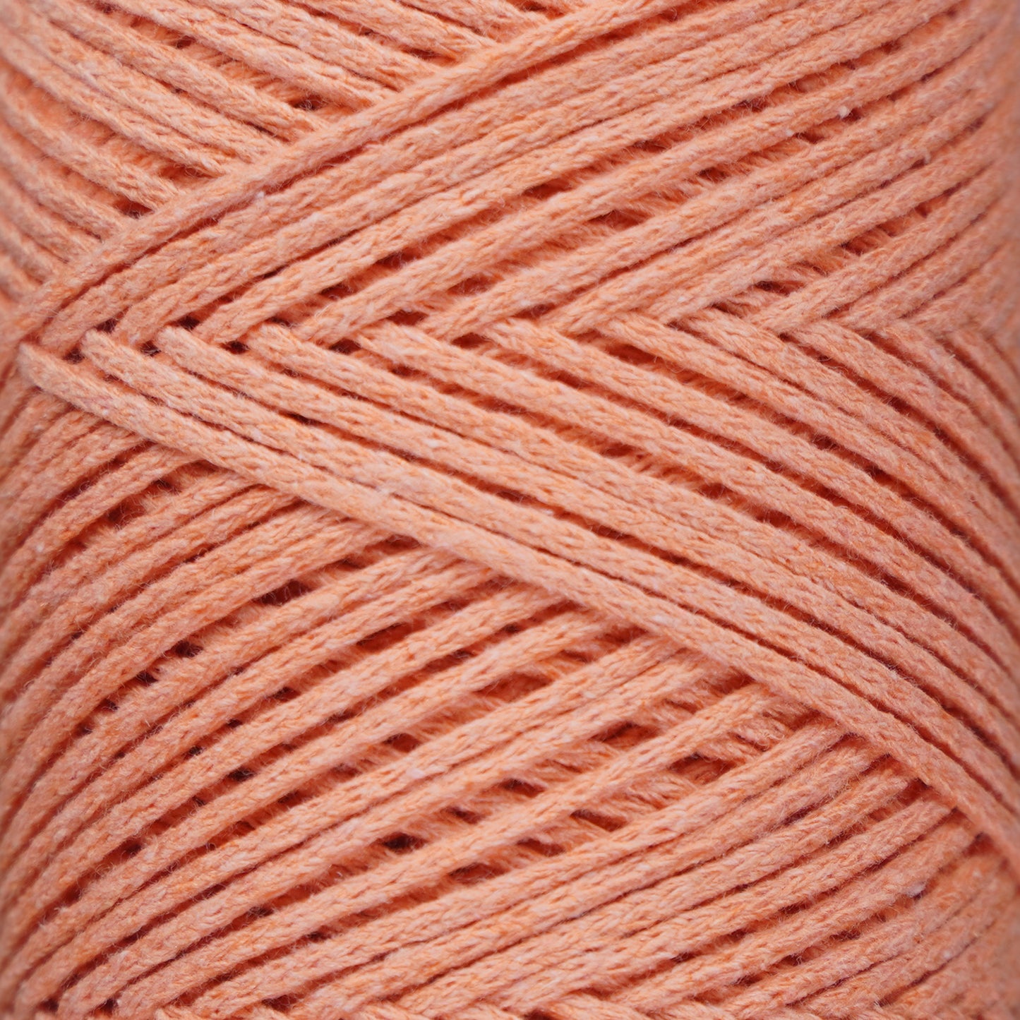 Baumwolle Makramee Garn 2mm x 180m - Lachsrosa