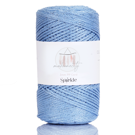 Makramee Garn 2 mm x 230 m Premium-Polyester-Makramee-Kordel – Lila 