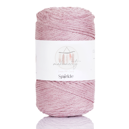 Makramee Garn 2 mm x 230 m Premium-Polyester-Makramee-Kordel – Lila 