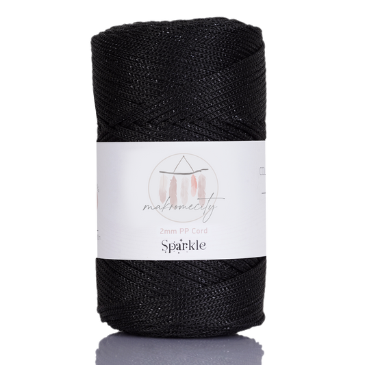 Makramee Garn 2 mm x 230 m Premium-Polyester-Makramee-Kordel – Lila 