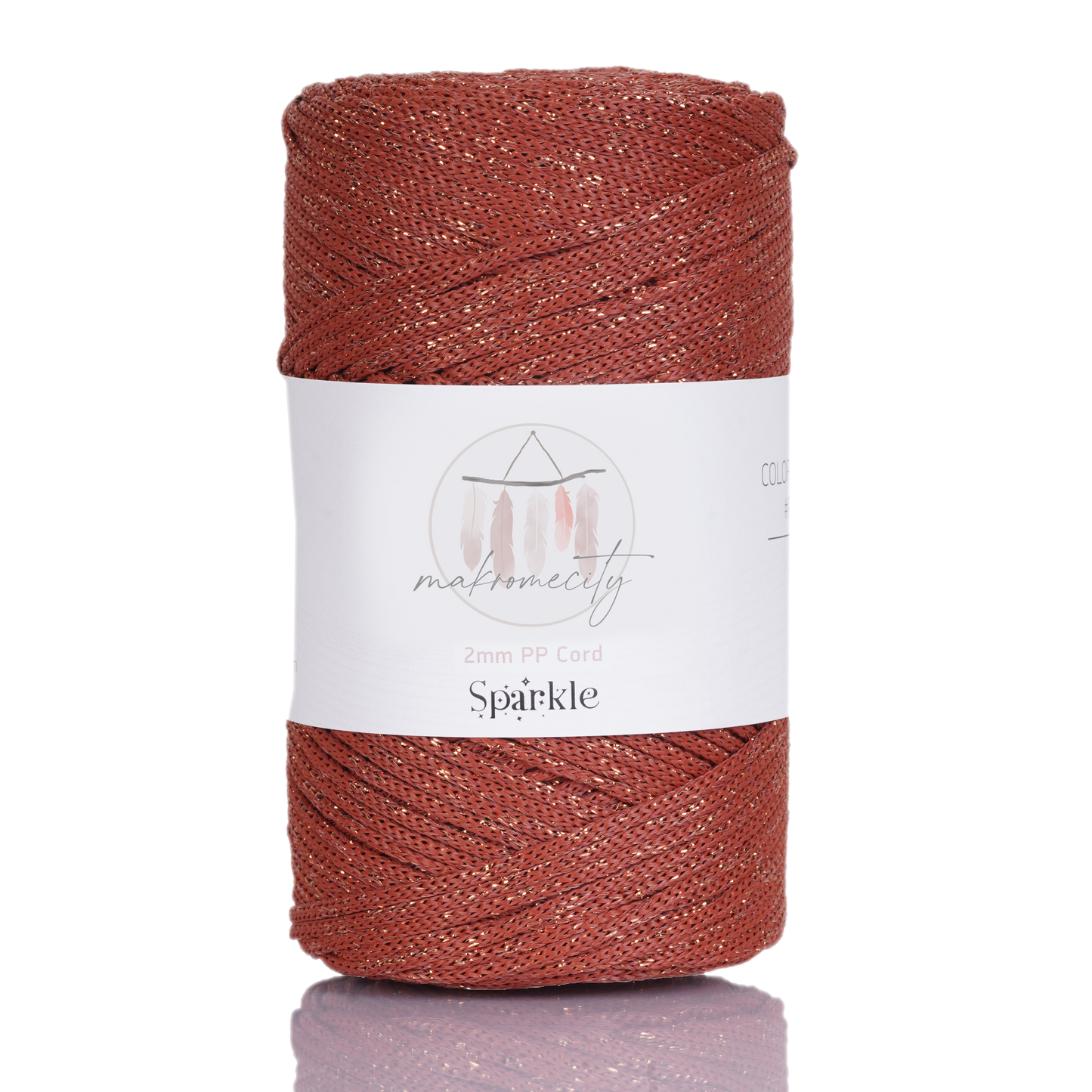 Makramee Garn 2 mm x 230 m Premium-Polyester-Makramee-Kordel – Lila 