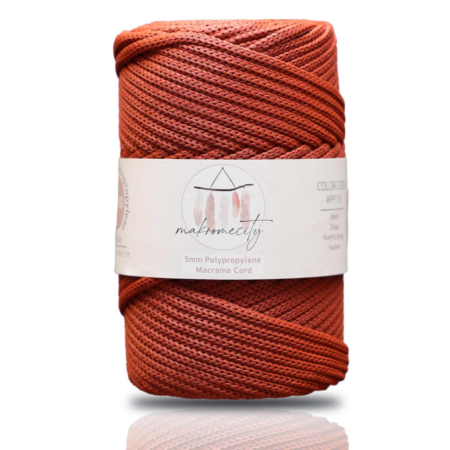 Makramee-Kordel aus Polyester, 2 mm x 125 Yards (375 Fuß), 2 mm Polypropylen – Schwarz 
