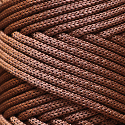 Makramee-Kordel aus Polyester, 2 mm x 125 Yards (375 Fuß), 2 mm Polypropylen – Schwarz 