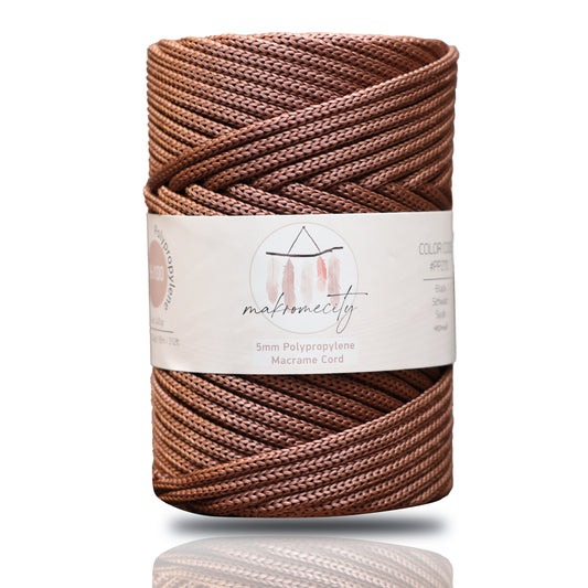 Makramee-Kordel aus Polyester, 2 mm x 125 Yards (375 Fuß), 2 mm Polypropylen – Schwarz 