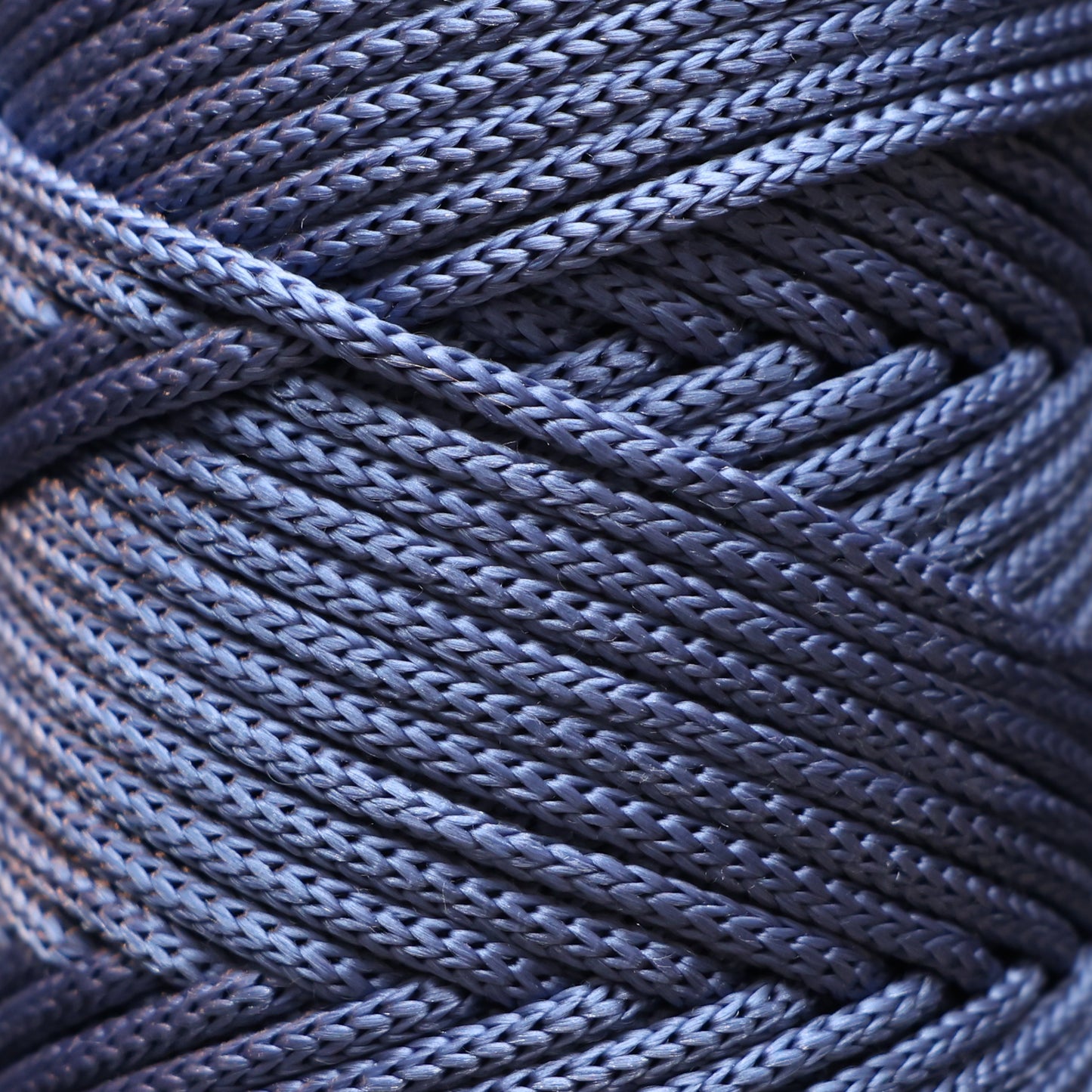 Makramee-Kordel aus Polyester, 2 mm x 125 Yards (375 Fuß), 2 mm Polypropylen – Schwarz 