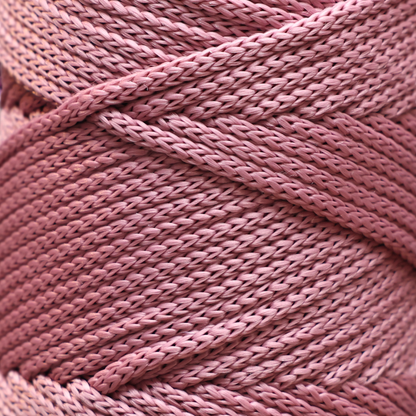 Makramee-Kordel aus Polyester, 2 mm x 125 Yards (375 Fuß), 2 mm Polypropylen – Schwarz 