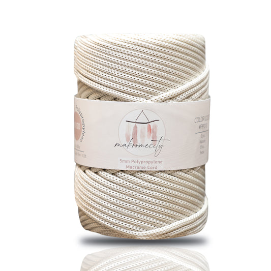 Makramee-Kordel aus Polyester, 2 mm x 125 Yards (375 Fuß), 2 mm Polypropylen – Schwarz 