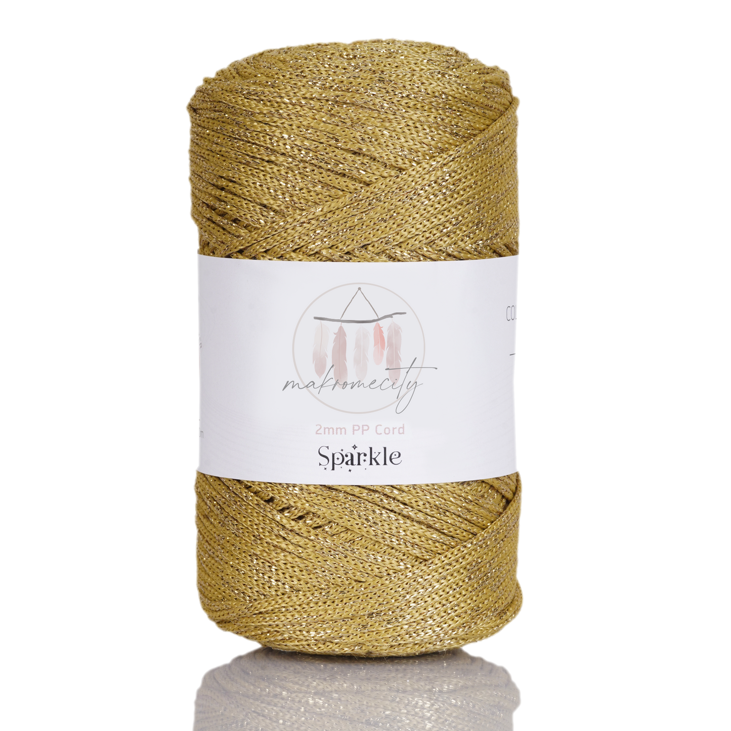 Makramee Garn 2 mm x 230 m Premium-Polyester-Makramee-Kordel – Lila 
