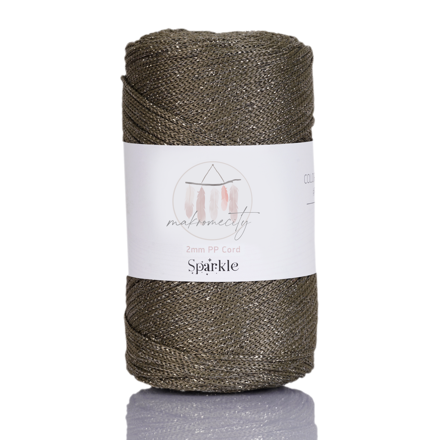 Makramee Garn 2 mm x 230 m Premium-Polyester-Makramee-Kordel – Lila 