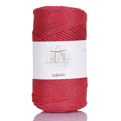 Makramee Garn 2 mm x 230 m Premium-Polyester-Makramee-Kordel – Lila 