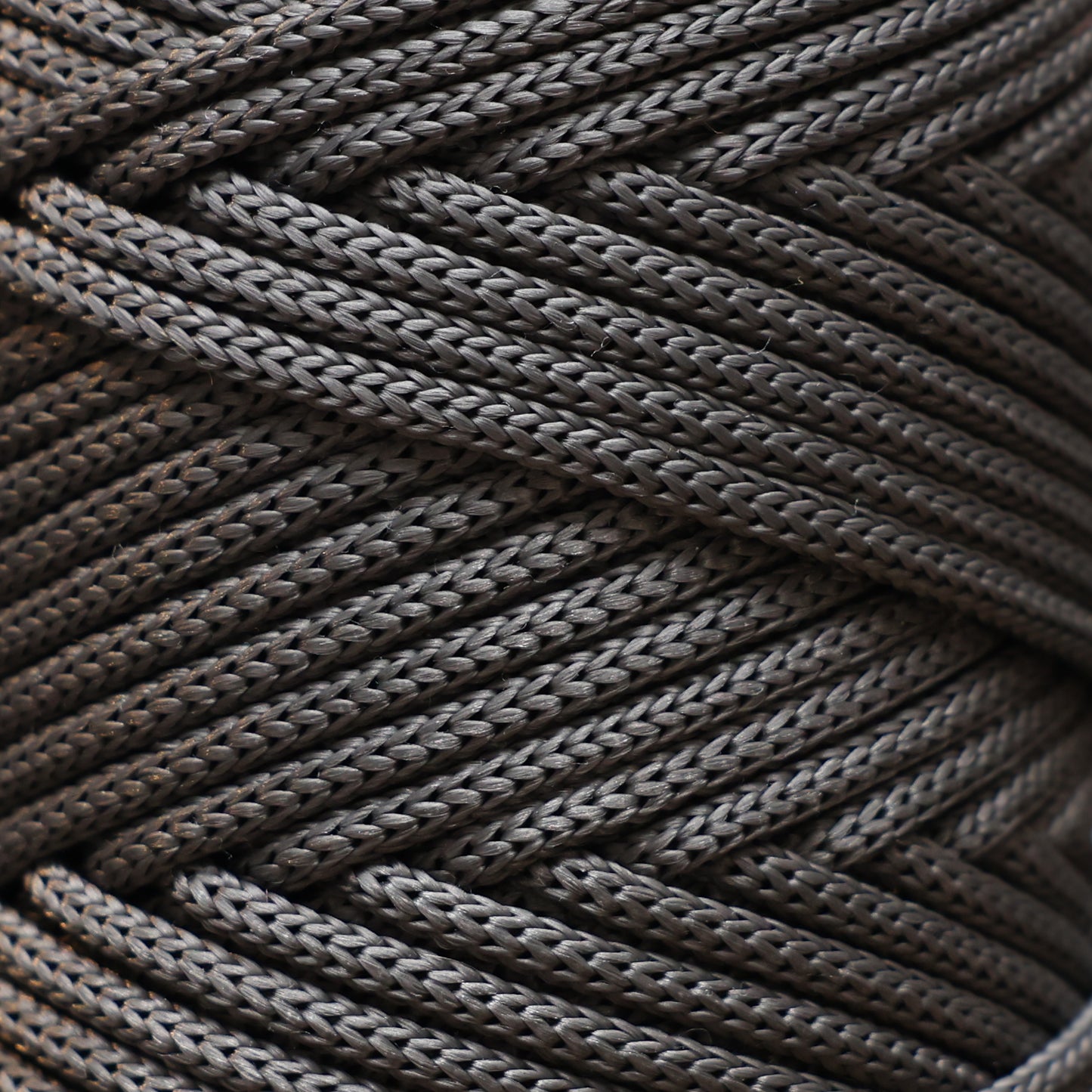 Makramee-Kordel aus Polyester, 2 mm x 125 Yards (375 Fuß), 2 mm Polypropylen – Schwarz 