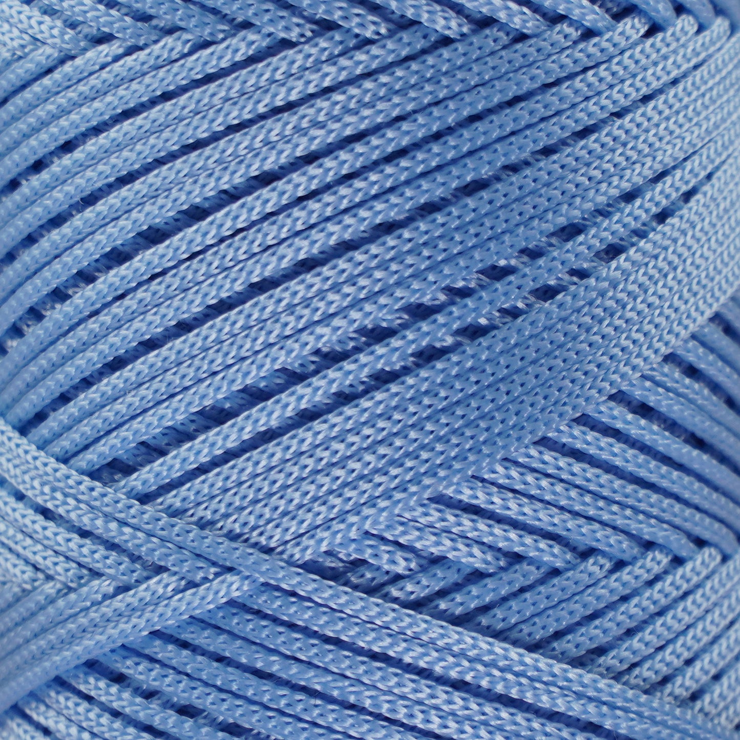 Makramee Garn 2mm x 230m Premium Polyester Macrame Cord - Babyblau