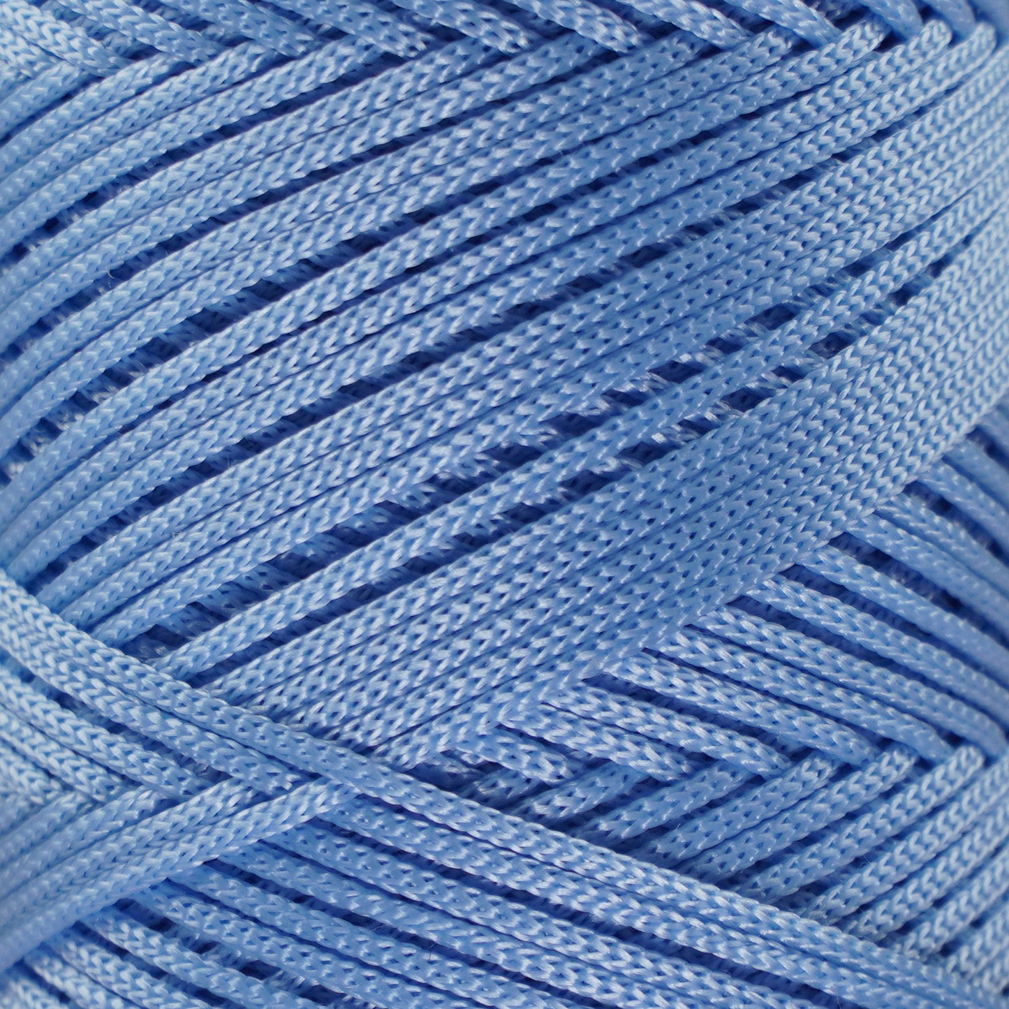 Makramee Garn 2mm x 230m Premium Polyester Makrameeschnur - Babyblau 