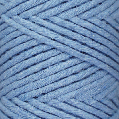 Makramee Garn 3mm x 100m Premium Single Twisted Macrame Cord - Babyblau