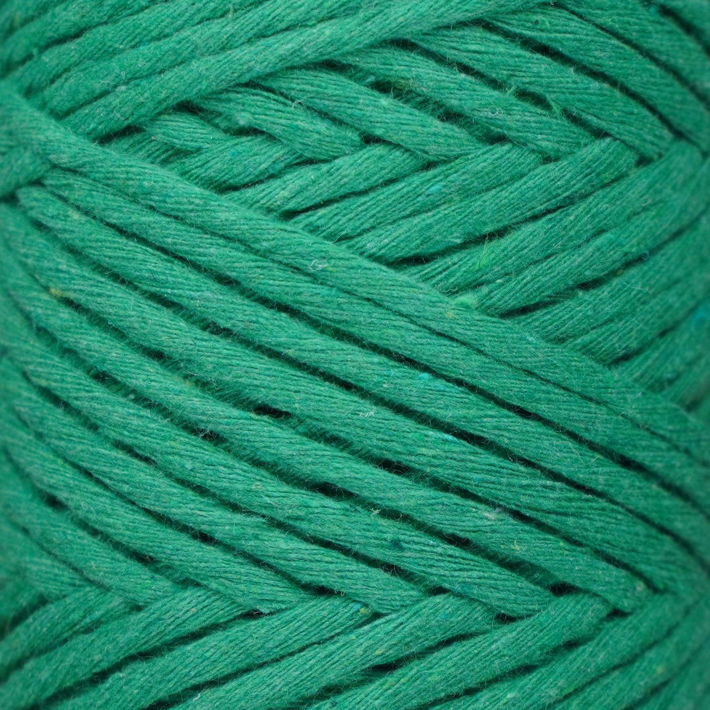 Makramee Garn 3mm x 100m Premium Single Twisted Macrame Cord - Benetton Grün