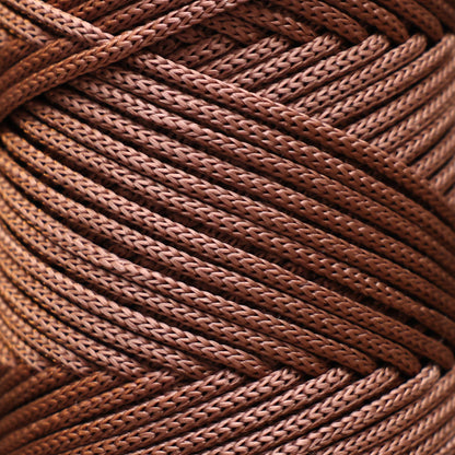 Makramee Garn 3mm x 120m Premium Polyester Macrame Cord - Kupfer