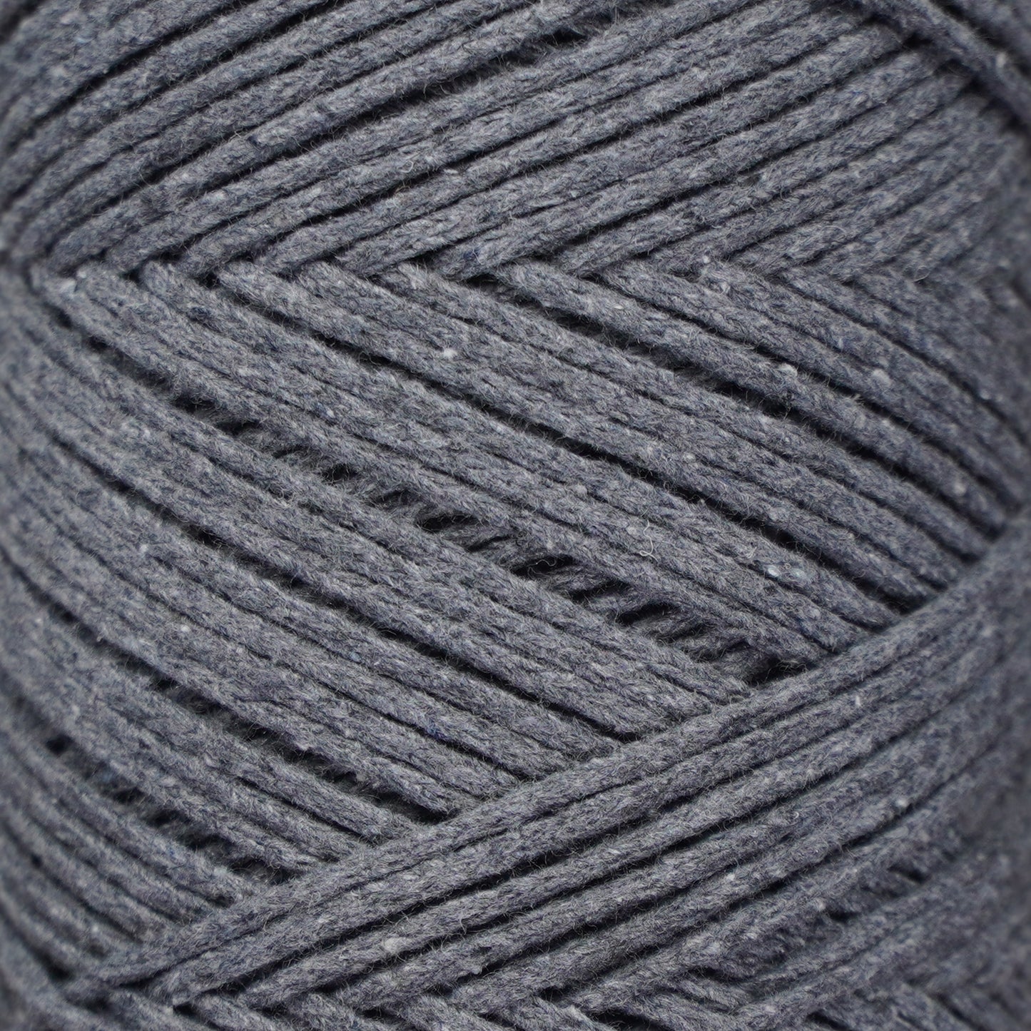 Baumwolle Makramee Garn 2mm x 180m - Dark Grau