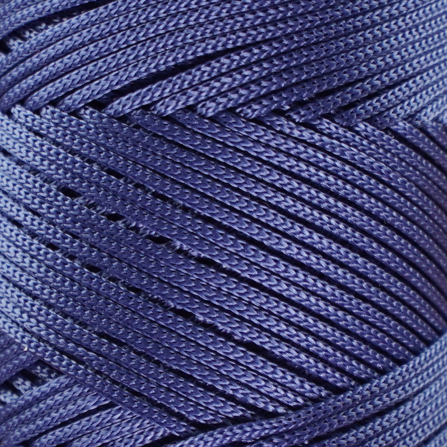 Makramee Garn 2mm x 230m Premium Polyester Macrame Cord - Denim Blau