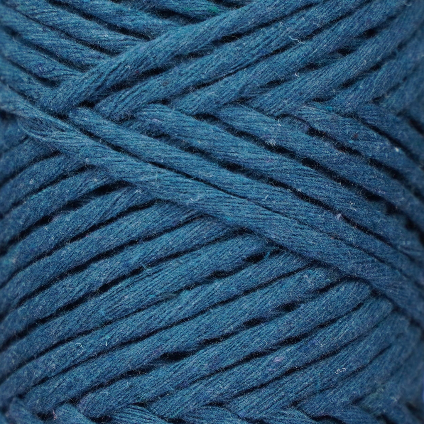 Makramee Garn 3mm x 100m Premium Single Twisted Macrame Cord - Denim Blau