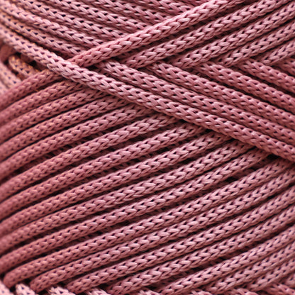 Makramee Garn 3mm x 120m Premium Polyester Macrame Cord - Staubige Rose