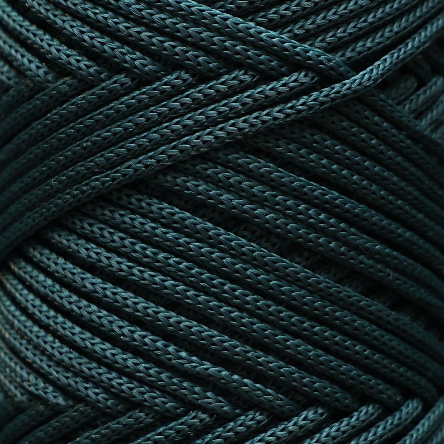 Makramee Garn 3mm x 120m Premium Polyester Macrame Cord - Wald Grün