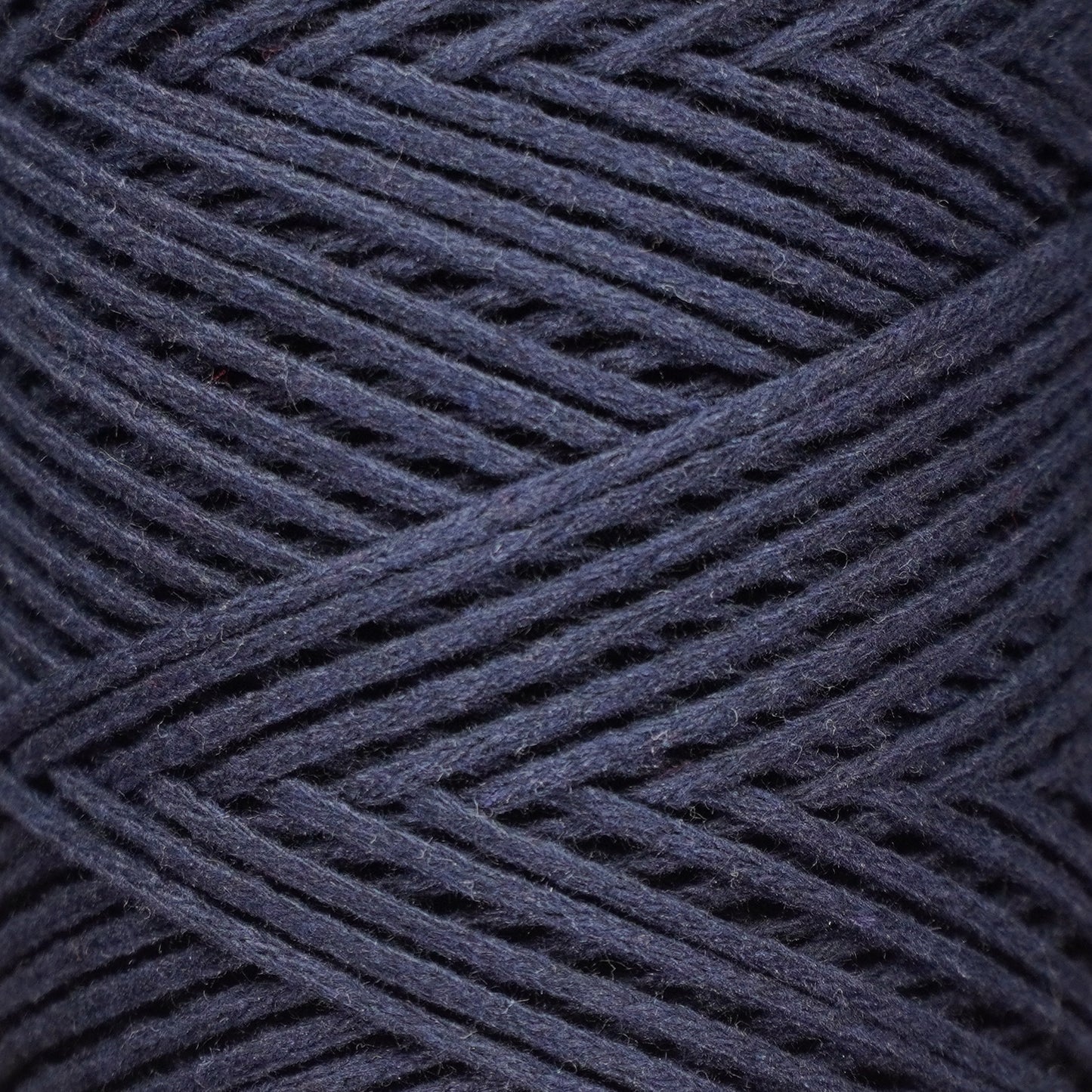 Baumwolle Makramee Garn 2mm x 180m - Indigo Blau 