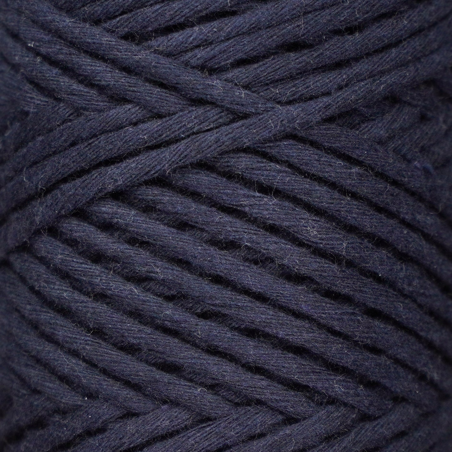 Makramee Garn 3mm x 100m Premium Single Twisted Macrame Cord - Indigo Blau