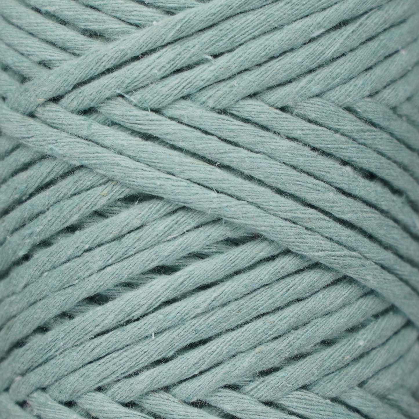 Makramee Garn 3 mm x 100 m Premium Single Twisted Makramee-Schnur – Kreppgrün 