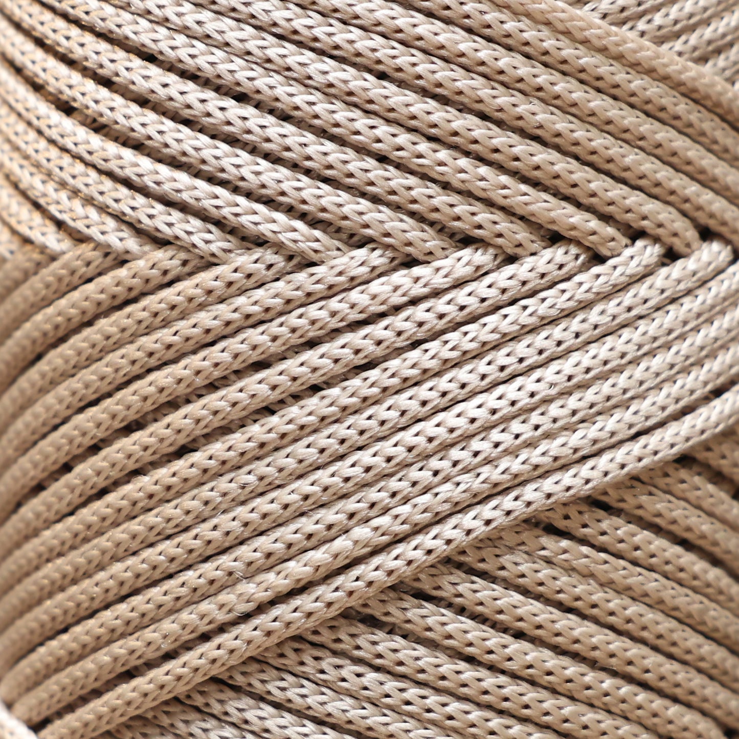 Makramee-Kordel aus Polyester, 2 mm x 125 Yards (375 Fuß), 2 mm Polypropylen – Schwarz 