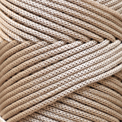 Makramee-Kordel aus Polyester, 2 mm x 125 Yards (375 Fuß), 2 mm Polypropylen – Schwarz 