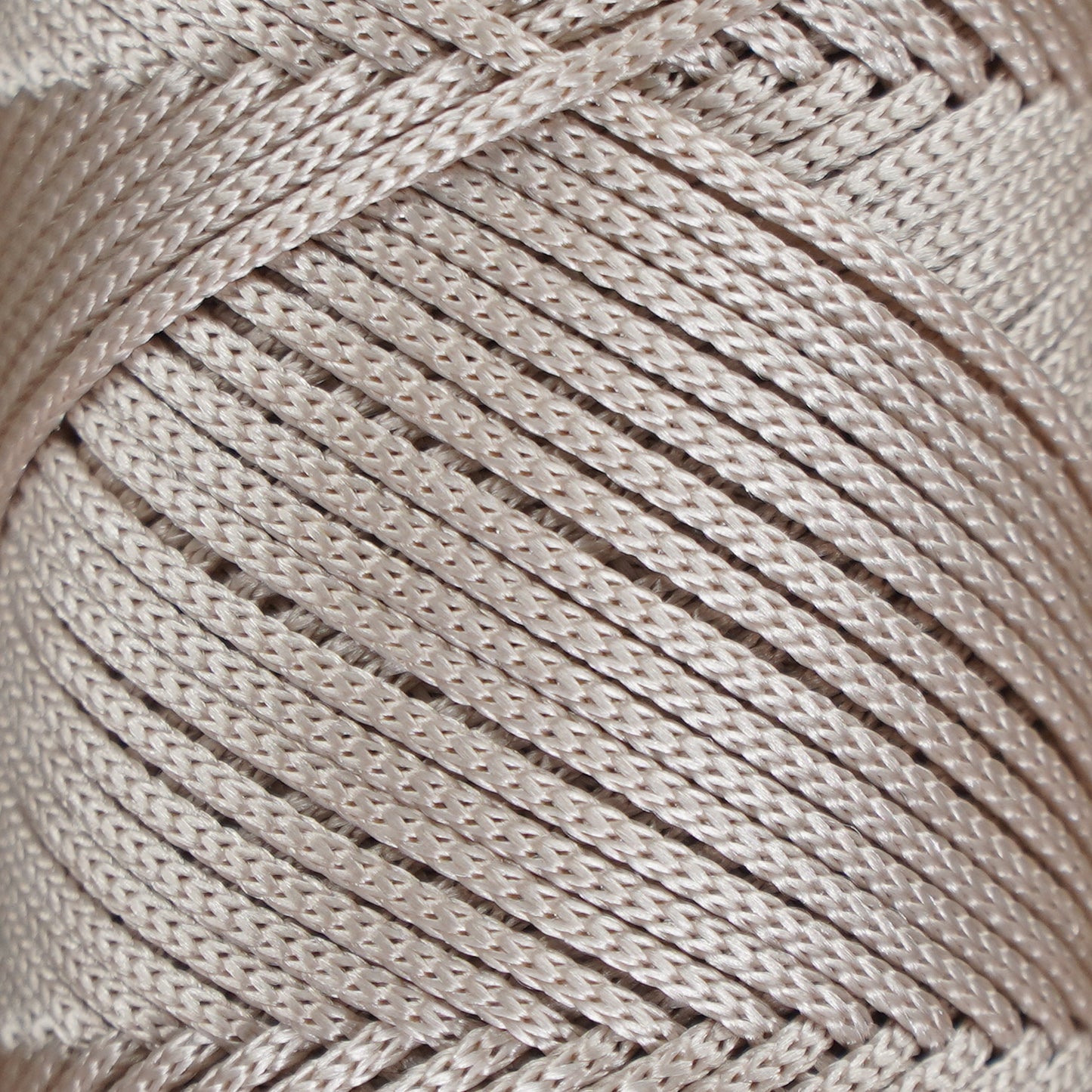 Makramee Garn 2mm x 115m Premium Polyester Macrame Cord - Latte