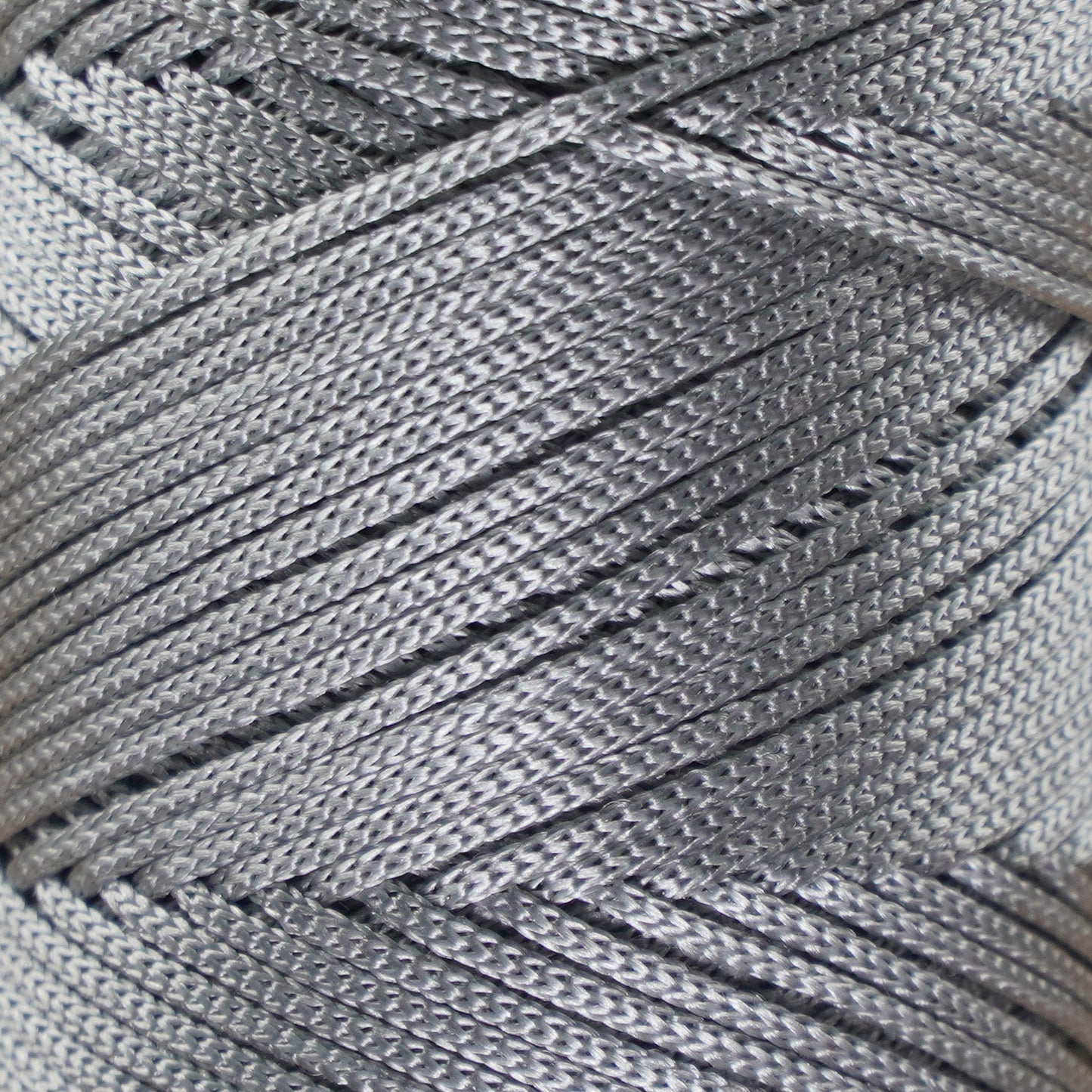 Makramee Garn 2 mm x 230 m Premium-Polyester-Makramee-Schnur – Hellgrau 
