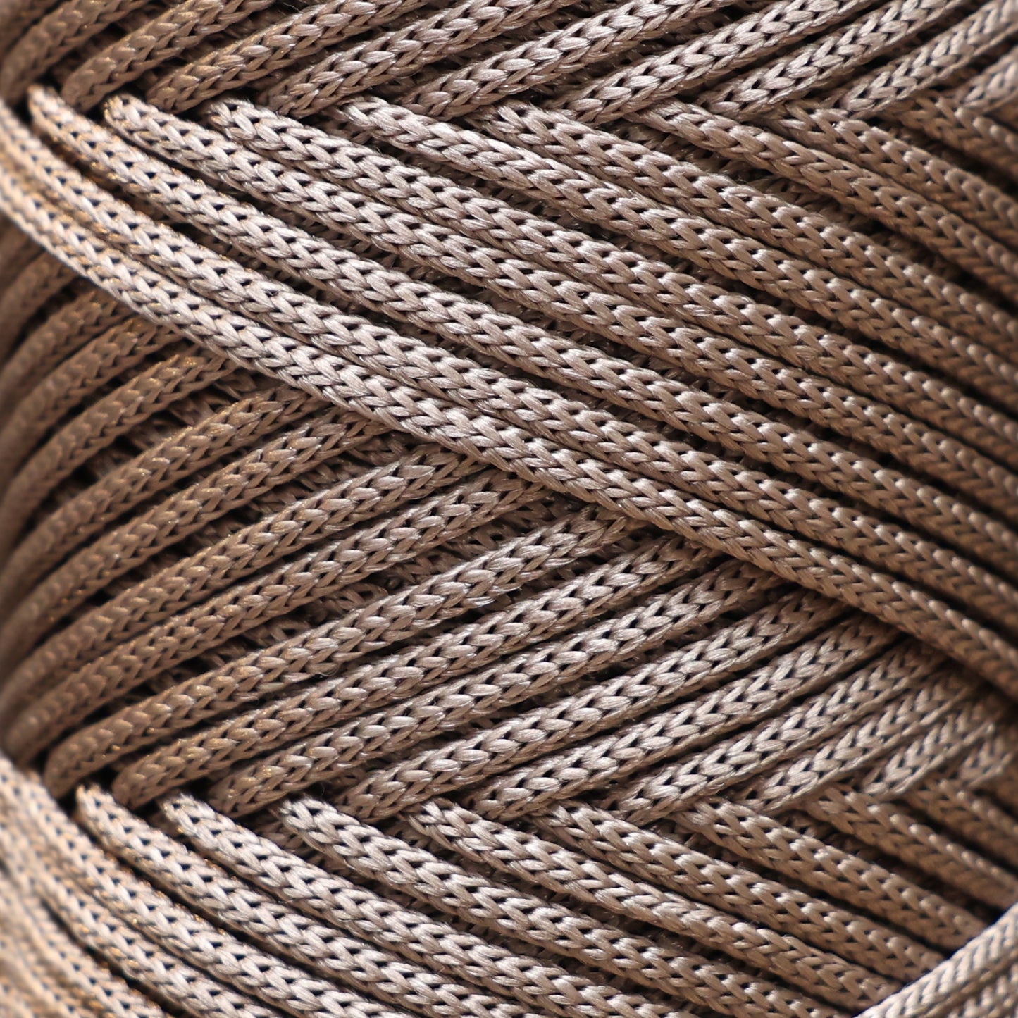Makramee Garn 3mm x 120m Premium Polyester Macrame Cord - Nerz