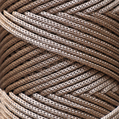 Makramee Garn 3mm x 120m Premium Polyester Macrame Cord - Nerz