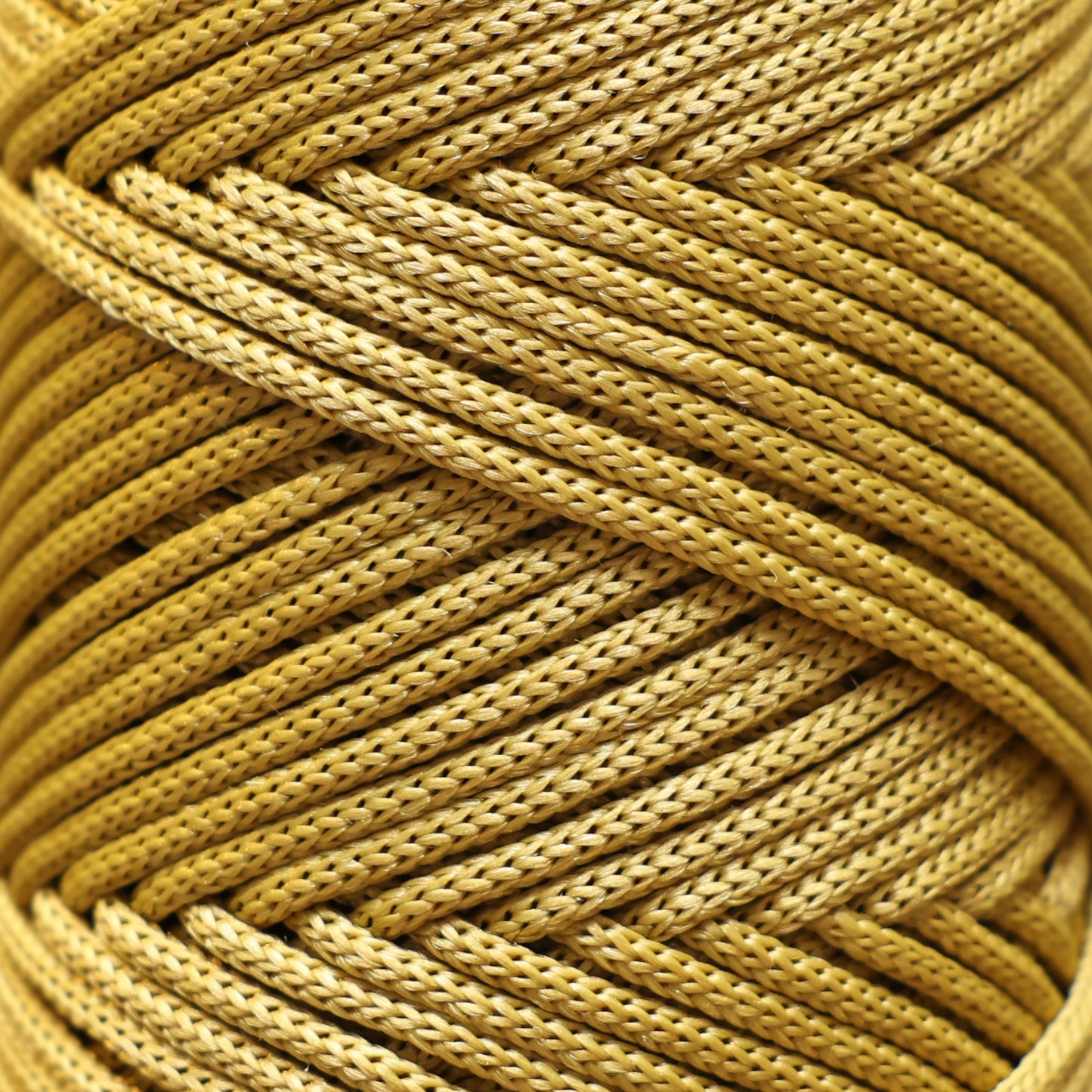 Makramee Garn 3mm x 120m Premium Polyester Macrame Cord - Senf