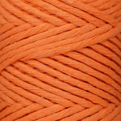 Makramee Garn 3mm x 100m Premium Single Twisted Macrame Cord - Orange