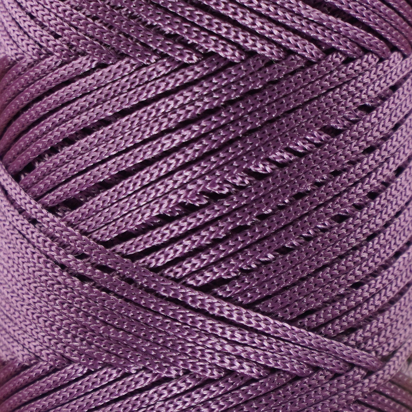 Makramee Garn 2mm x 230m Premium Polyester Macrame Cord - Pflaumen