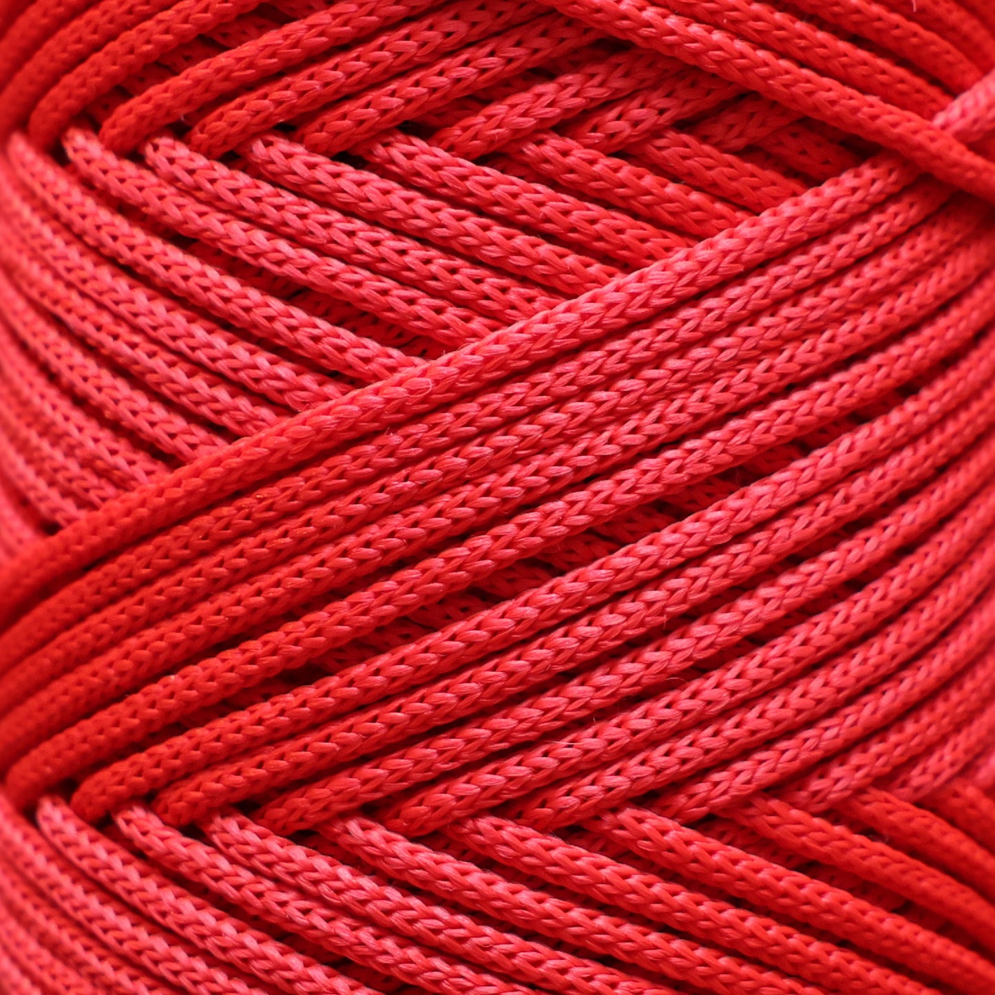 Makramee Garn 3mm x 120m Premium Polyester Macrame Cord - Rot